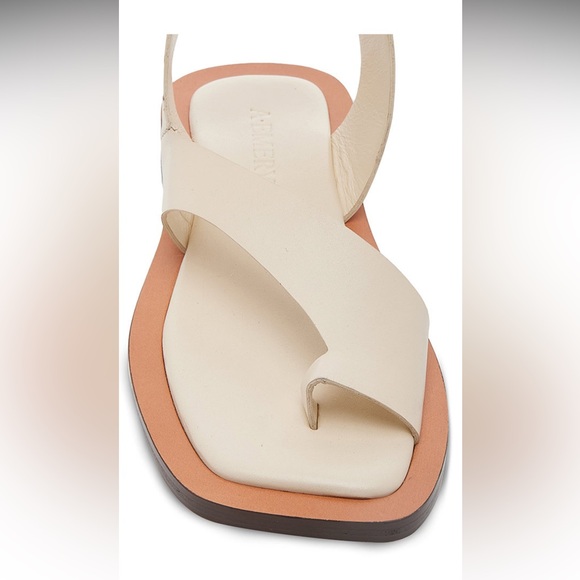 A. Emory The Maeve Leather Sandal in Ivory - Picture 4 of 10